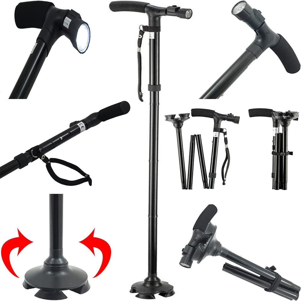 BASTON CON LUZ DE EMERGENCIA